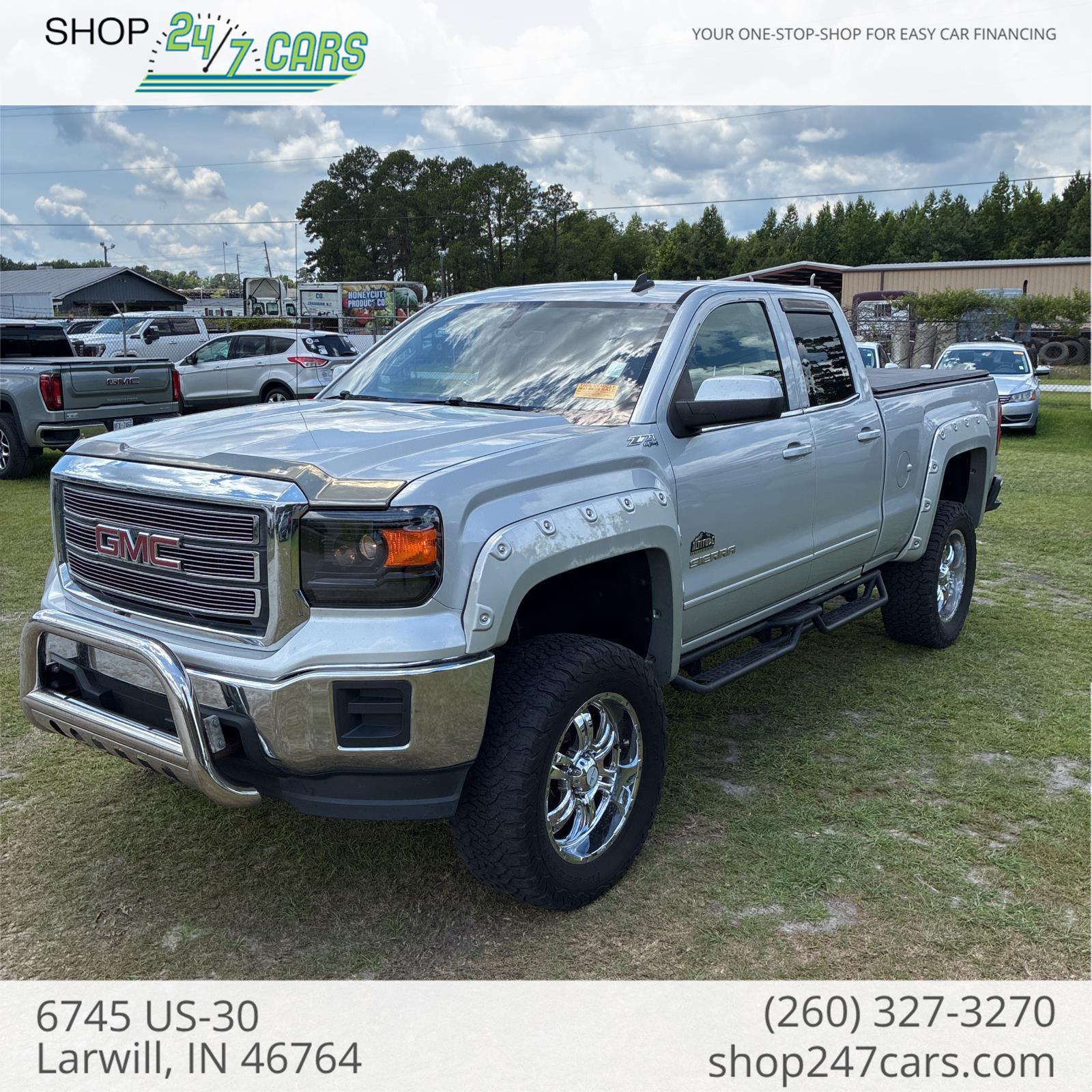 Quicksilver Metallic 2014 GMC Sierra 1500 Pickup Truck Four-Wheel Drive 6-Speed Automatic