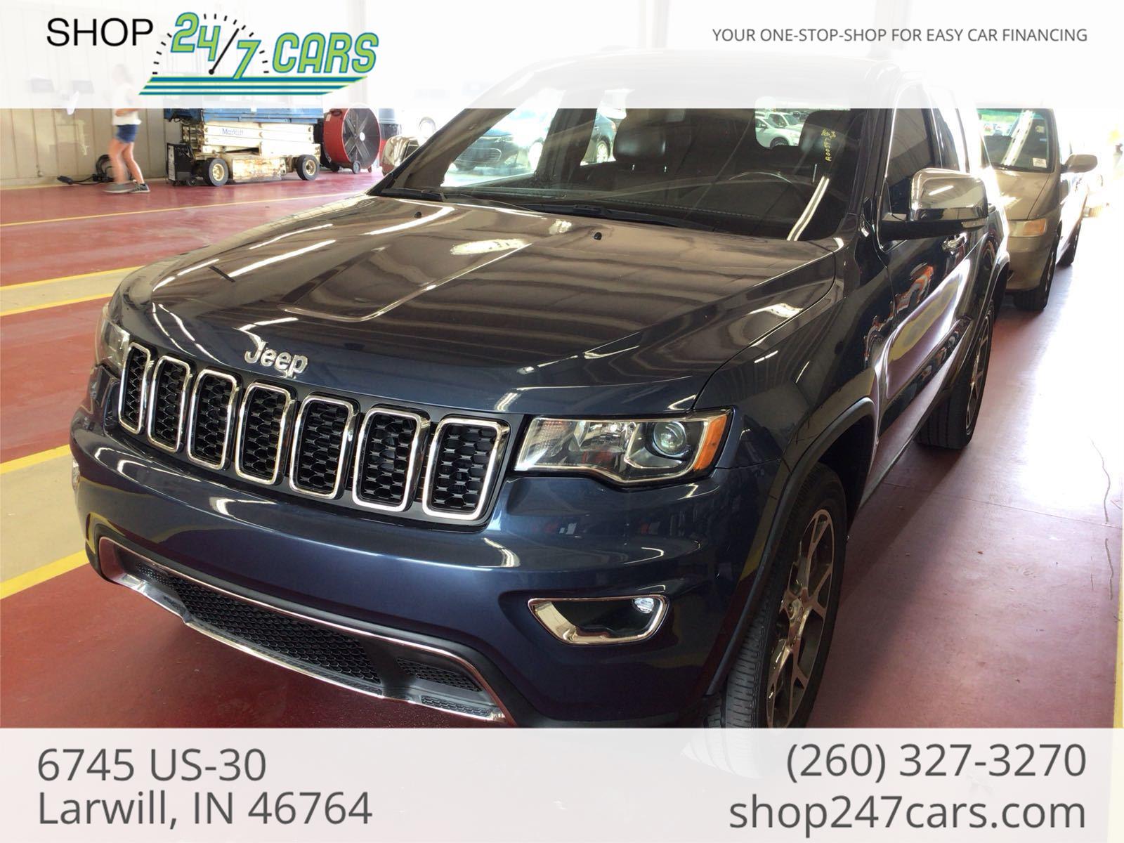 Slate Blue Pearlcoat 2021 Jeep Grand Cherokee SUV / Crossover Four-Wheel Drive 8-Speed Automatic