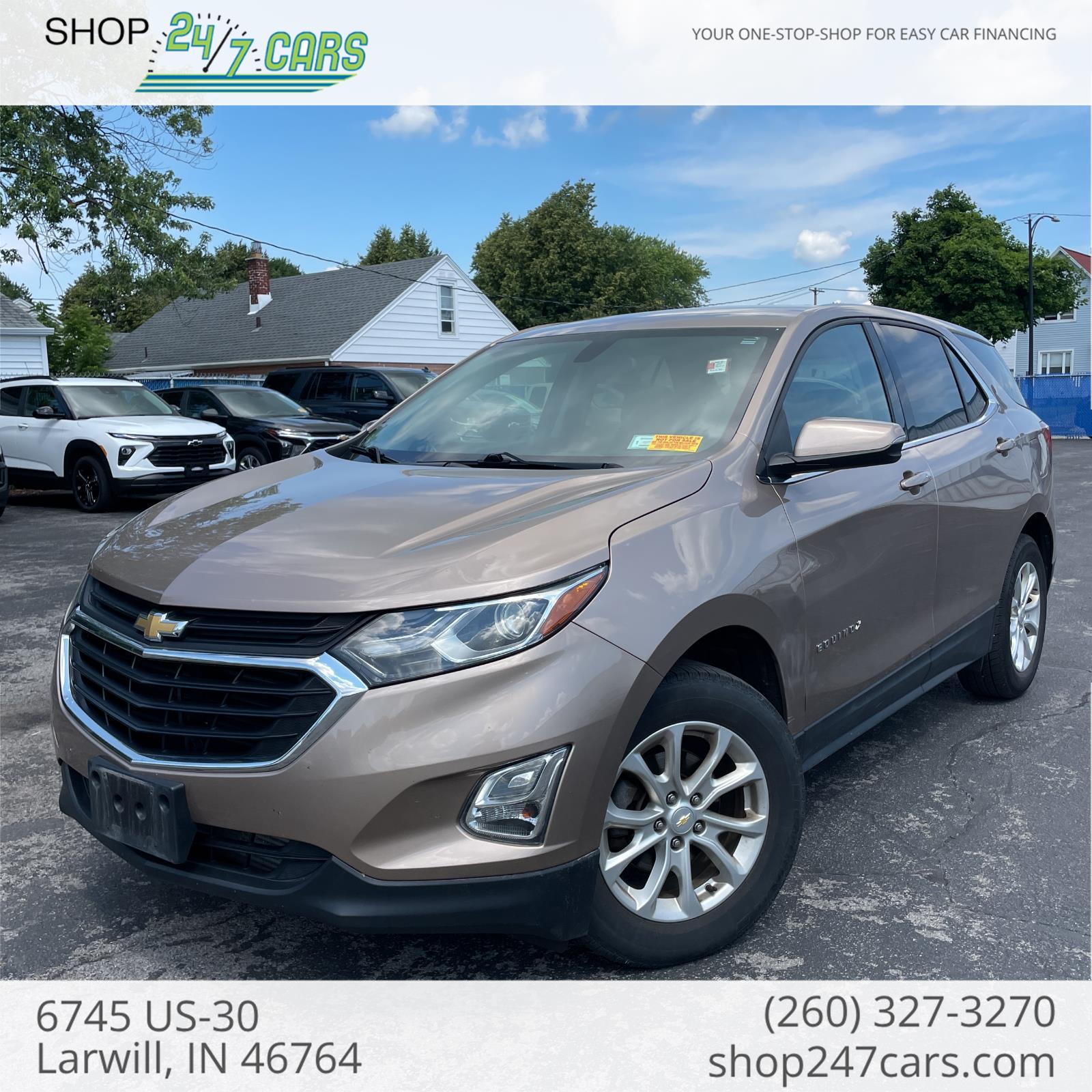 Sandy Ridge Metallic 2019 Chevrolet Equinox SUV / Crossover Four-Wheel Drive 6-Speed Automatic Overdrive