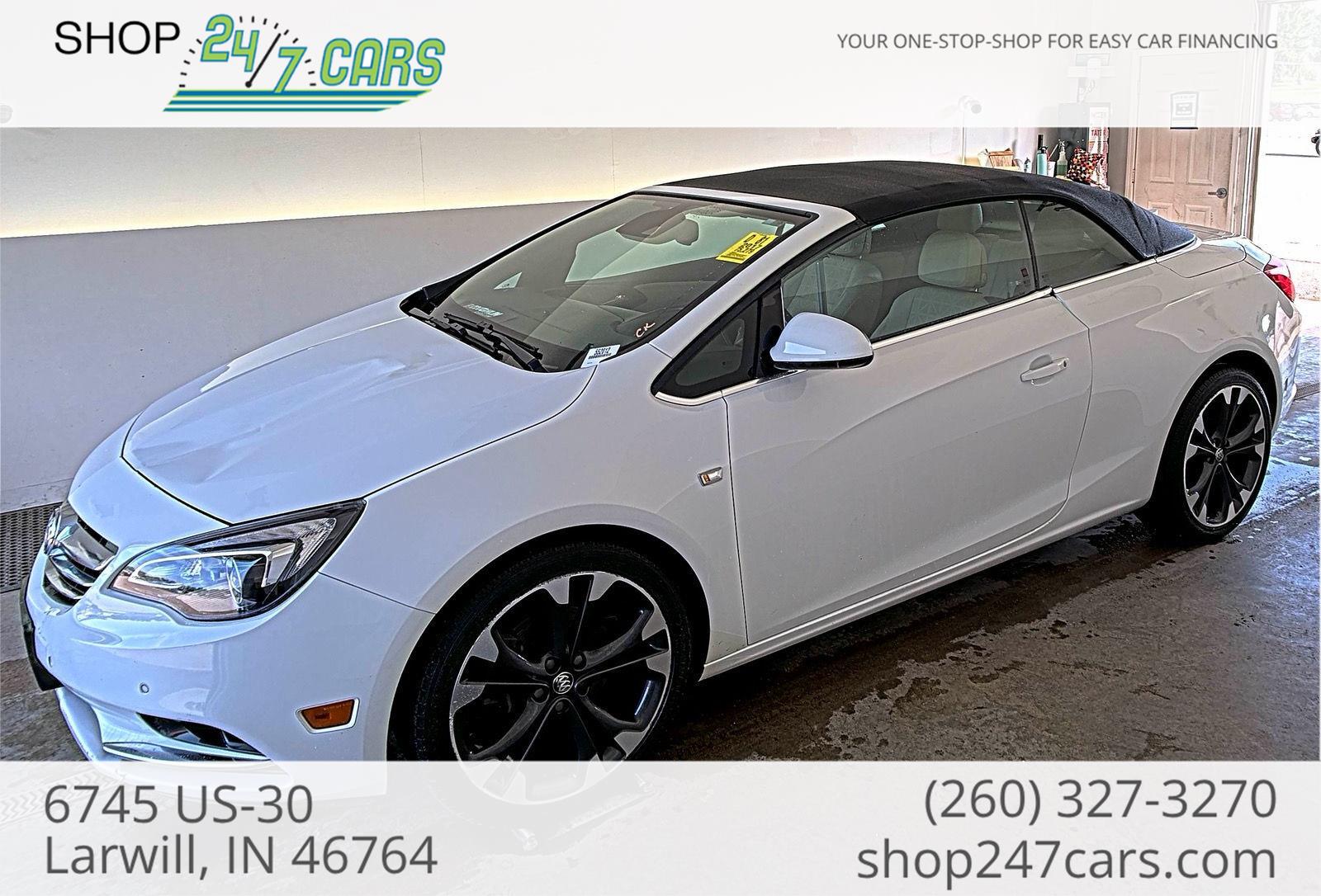 Summit White 2017 Buick Cascada Convertible Front-Wheel Drive 6-Speed Automatic Overdrive