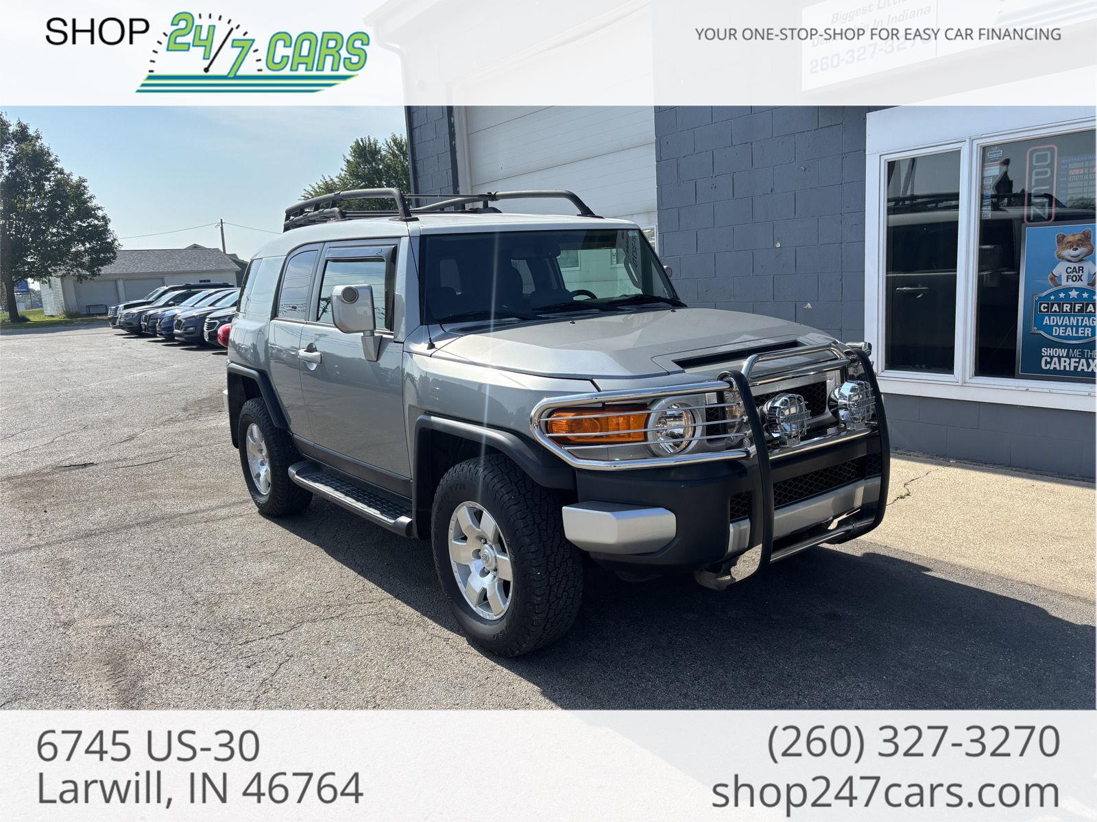 Silver Fresco Metallic 2010 Toyota FJ Cruiser SUV / Crossover Four-Wheel Drive Automatic
