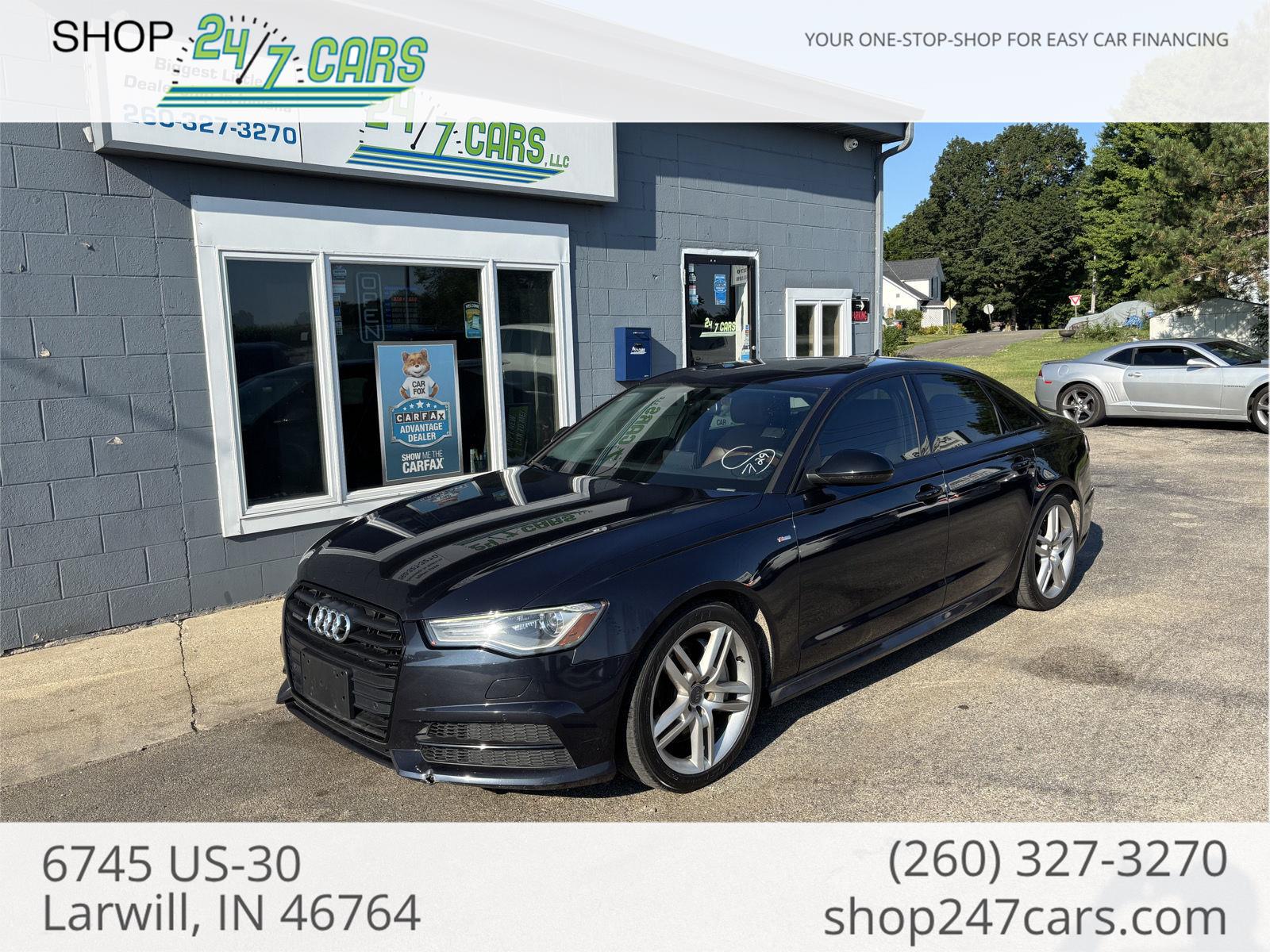 Moonlight Blue Metallic 2018 Audi A6 Sedan All-Wheel Drive Automatic