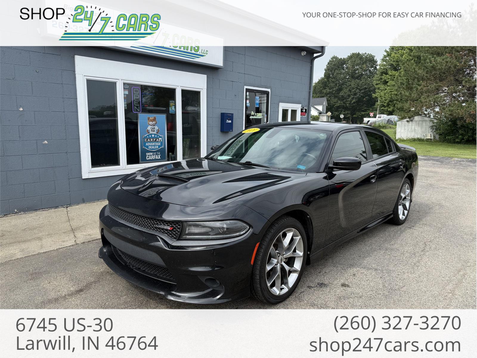 Pitch Black Clearcoat 2021 Dodge Charger Sedan Rear-Wheel Drive 8-Speed Automatic