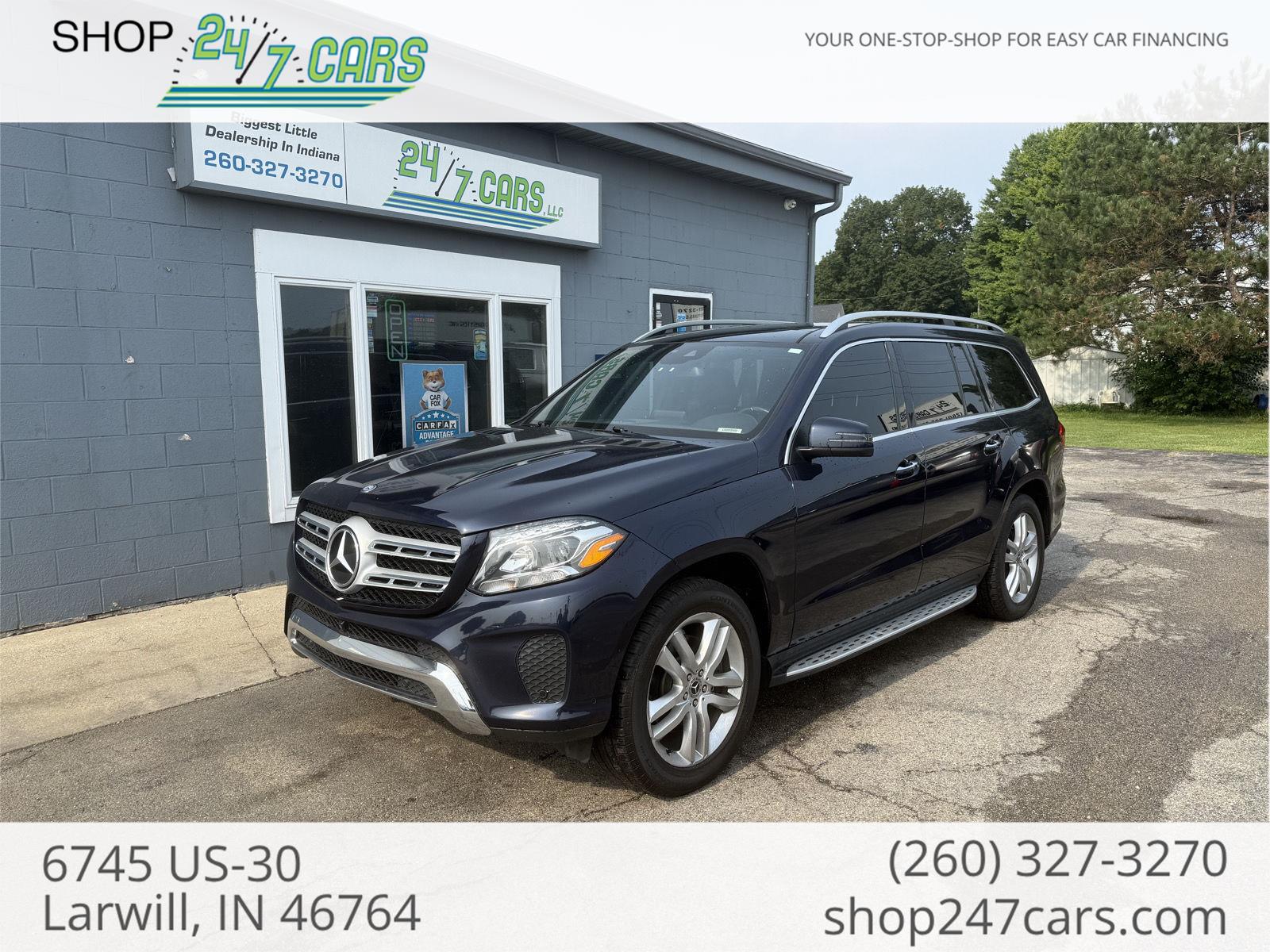 Lunar Blue Metallic 2017 Mercedes-Benz GLS SUV / Crossover All-Wheel Drive Automatic