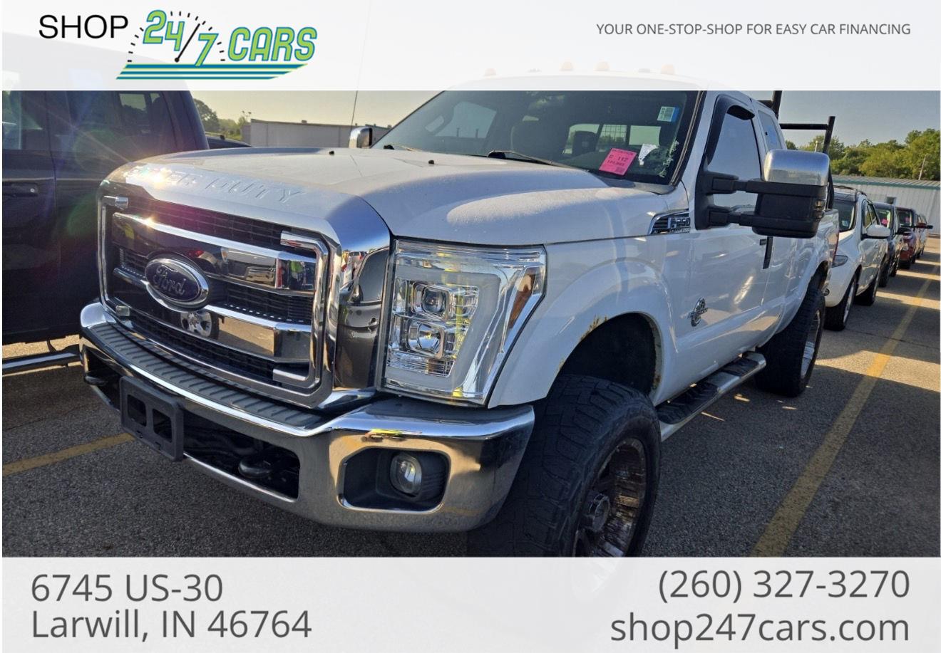 Black 2012 Ford F-250 Super Duty Pickup Truck Four-Wheel Drive 6-Speed Automatic