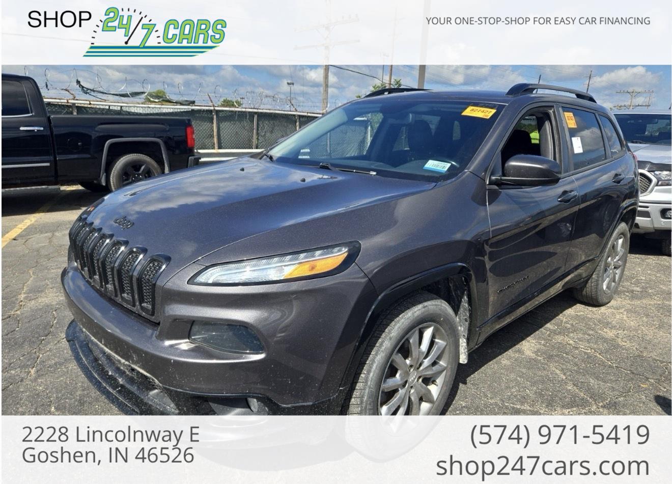 Granite Crystal Metallic 2018 Jeep Cherokee SUV / Crossover  9-Speed Automatic