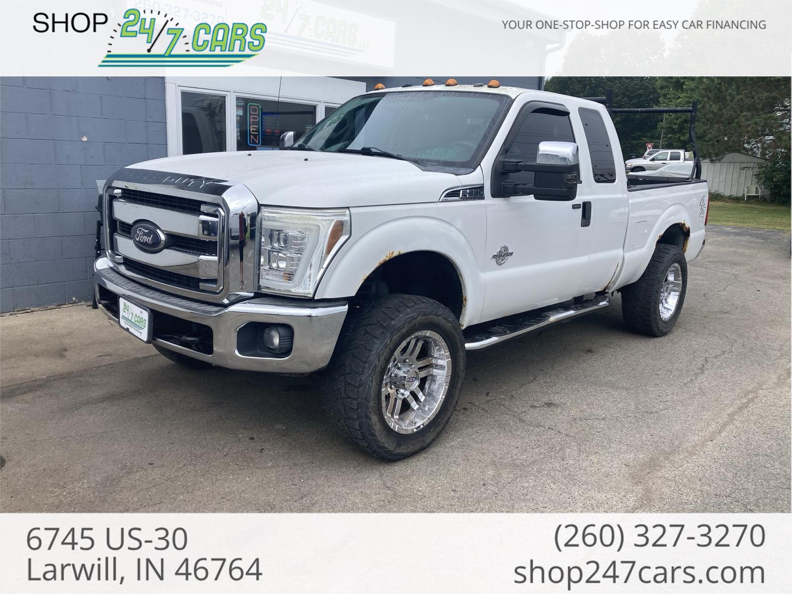 Black 2012 Ford F-250 Super Duty Pickup Truck Four-Wheel Drive 6-Speed Automatic