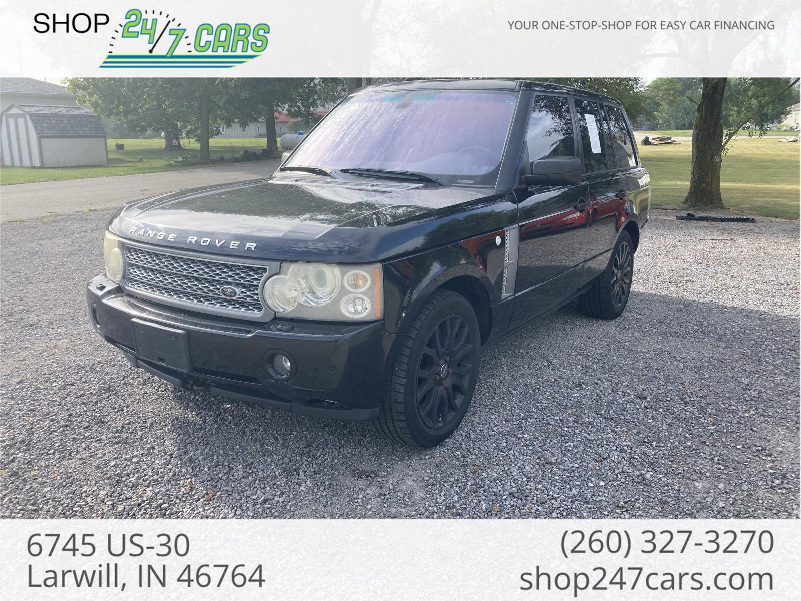 Santorini Black 2009 Land Rover Range Rover SUV / Crossover Four-Wheel Drive Automatic