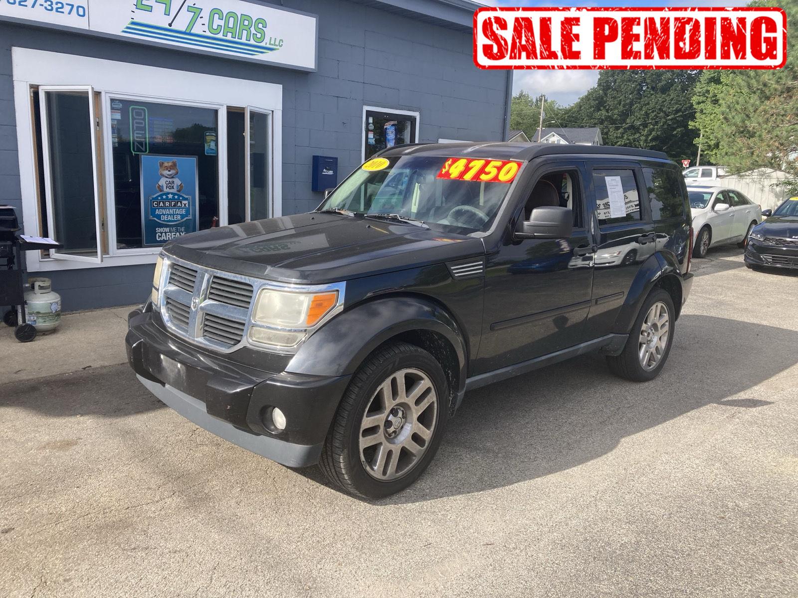 Brilliant Black Crystal Pearl 2010 Dodge Nitro SUV / Crossover Four-Wheel Drive 4-Speed Automatic