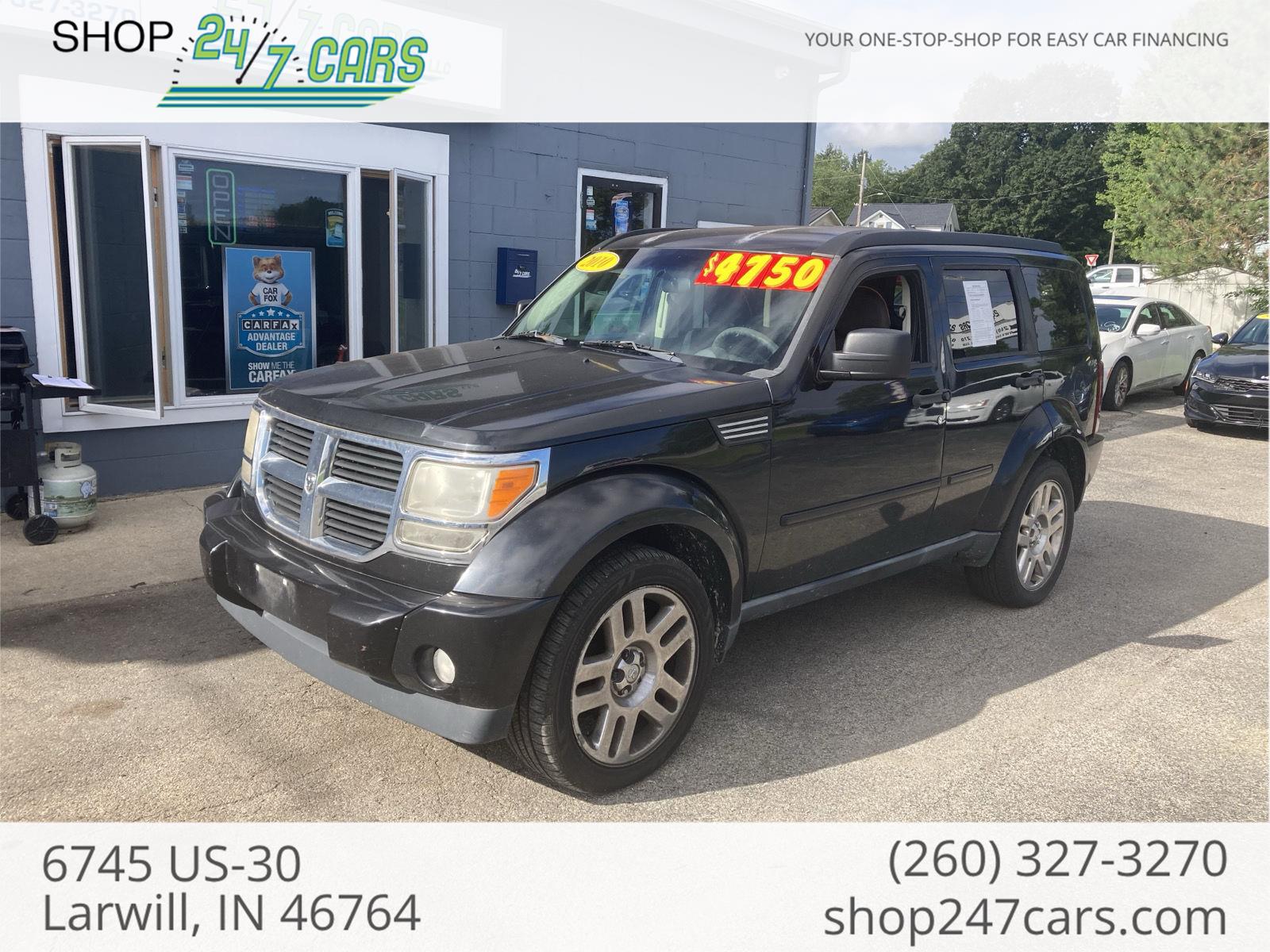 Brilliant Black Crystal Pearl 2010 Dodge Nitro SUV / Crossover Four-Wheel Drive 4-Speed Automatic
