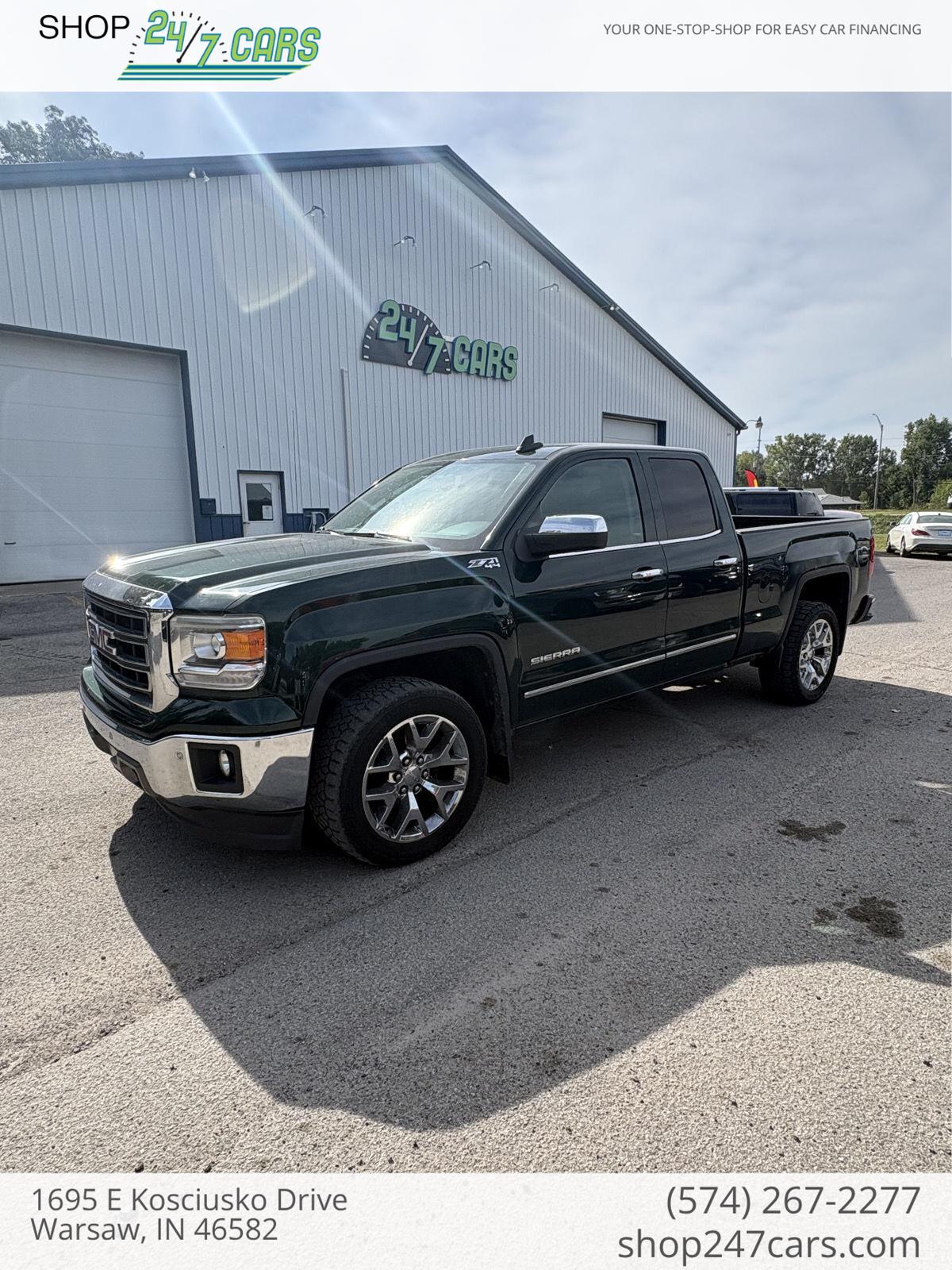  2015 GMC Sierra 1500 SLT Double Cab 4WD   