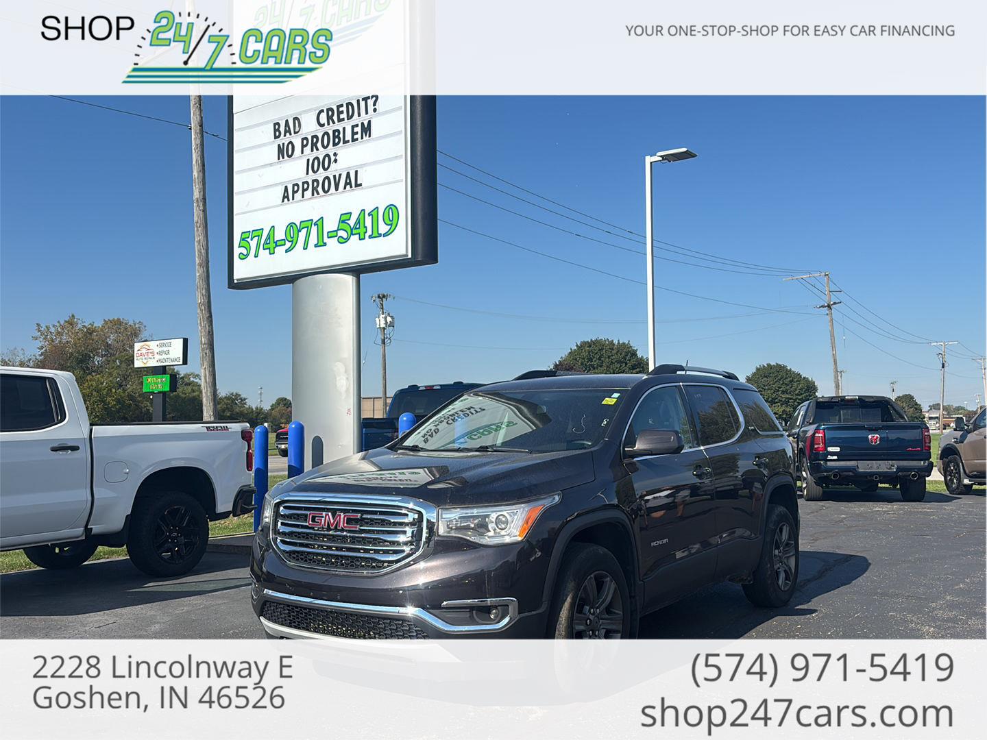 2019 GMC Acadia SLE-2 AWD