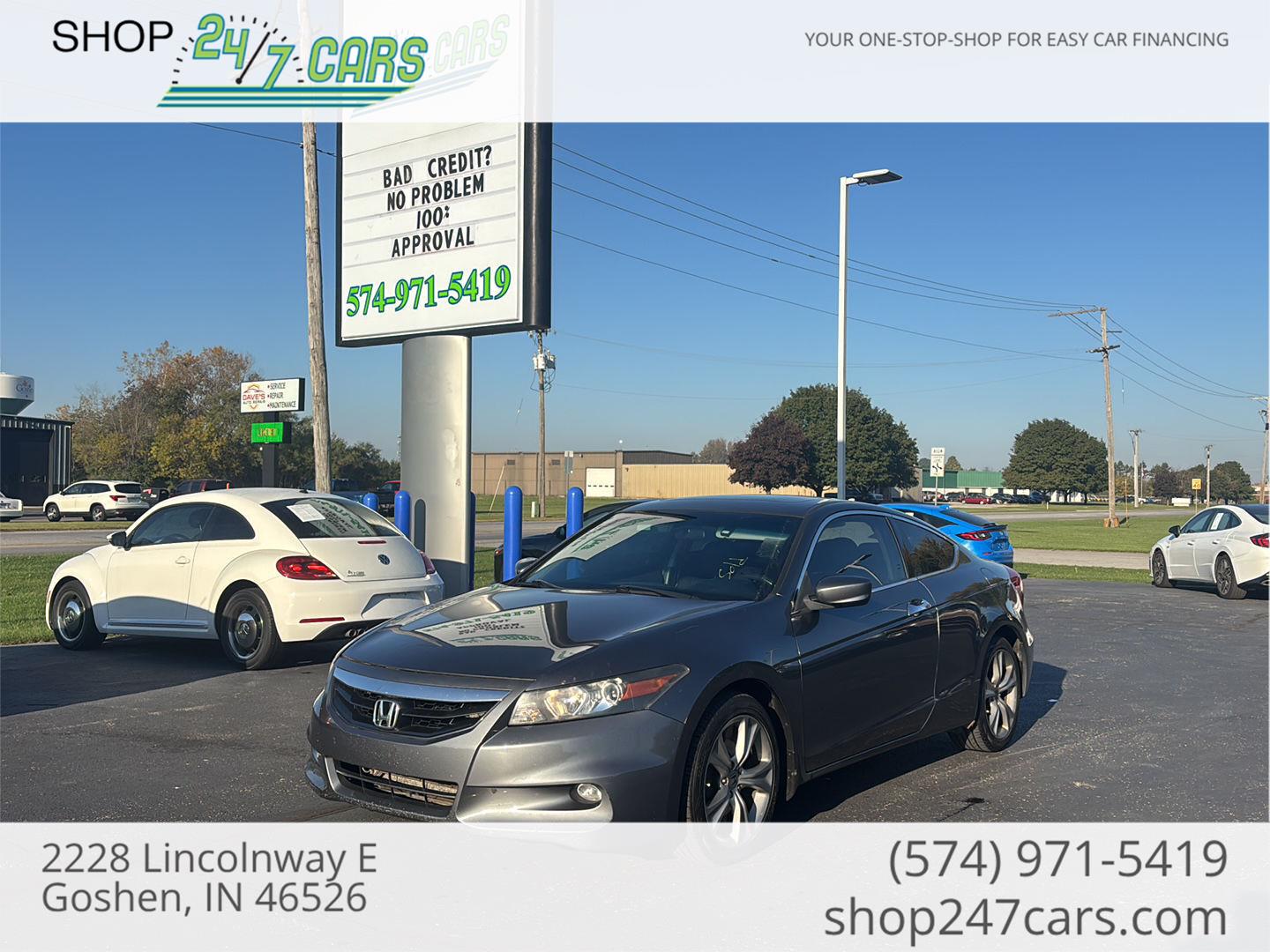  2012 Honda Accord Coupe EX-L V6   