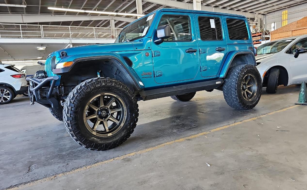 Used 2019 Jeep Wrangler Unlimited Rubicon with VIN 1C4HJXFG6KW608070 for sale in Kihei, HI