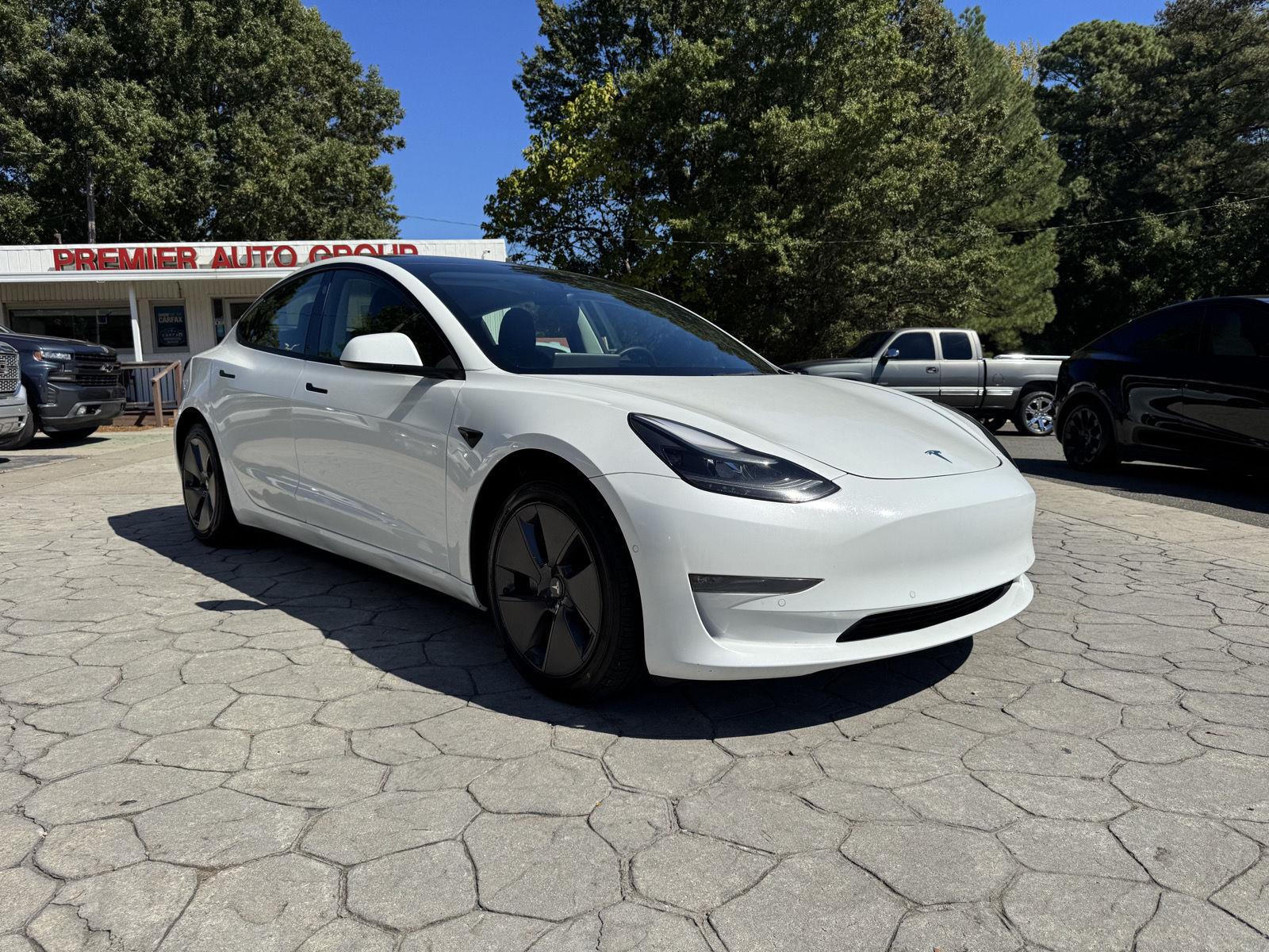 Pearl White Multi-Coat 2022 Tesla Model 3 Sedan All-Wheel Drive Automatic