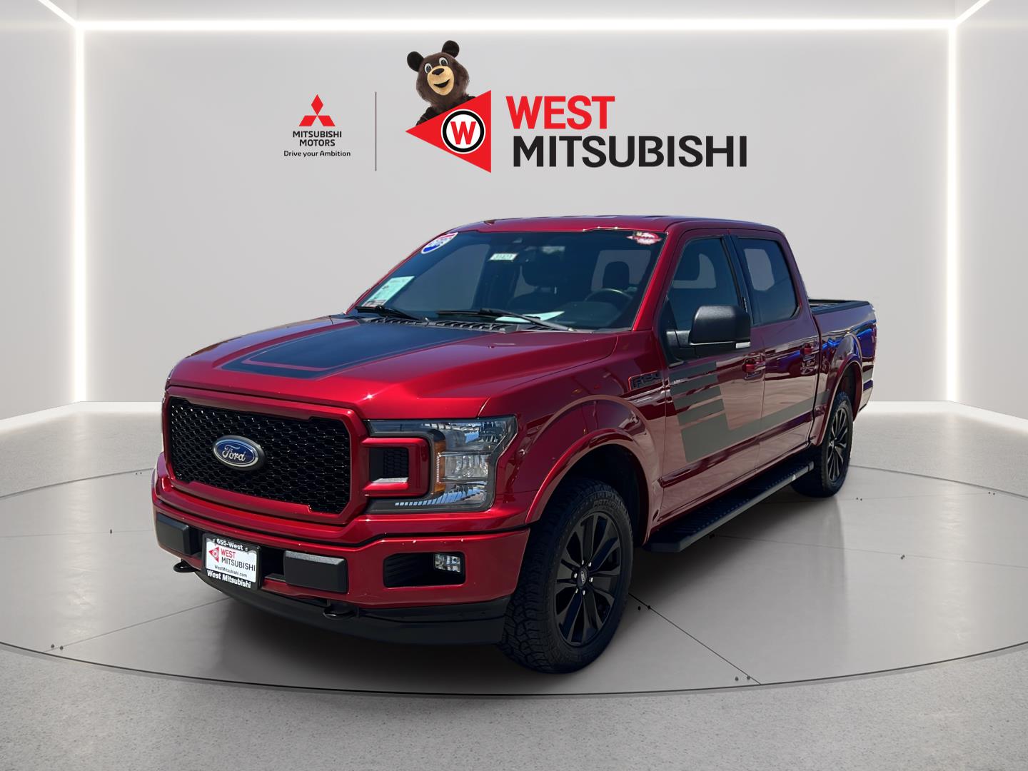 Ruby Red Metallic Tinted Clearcoat 2019 Ford F-150 Pickup Truck Four-Wheel Drive 6-Speed Automatic