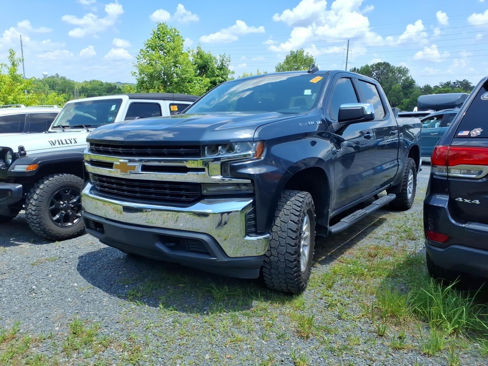 Shadow Gray Metallic 2020 Chevrolet Silverado 1500 LT Crew Cab 4WD Pickup Truck Four-Wheel Drive 8-Speed Automatic