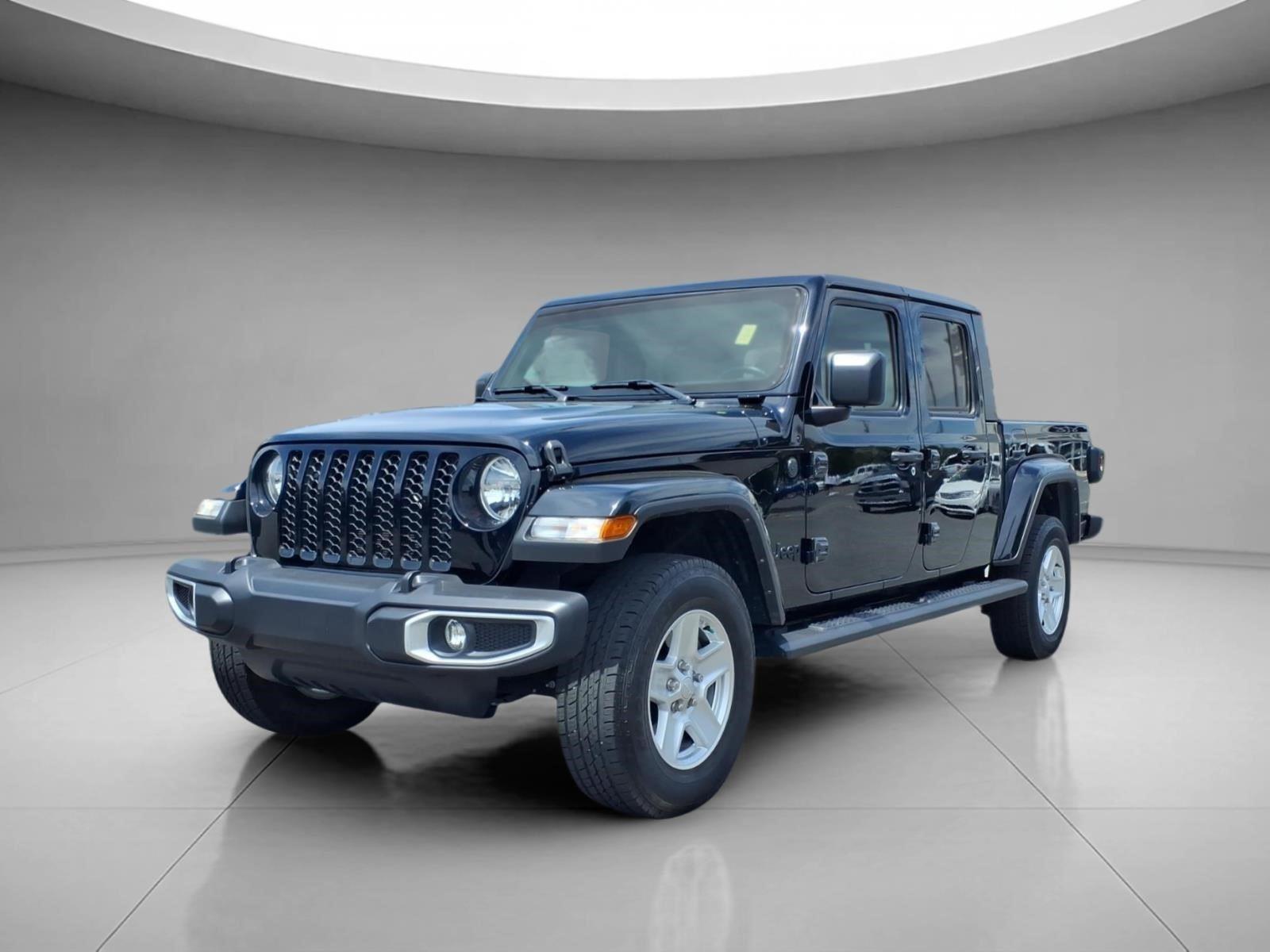 Black Clearcoat 2023 Jeep Gladiator Pickup Truck Four-Wheel Drive 8-Speed Automatic