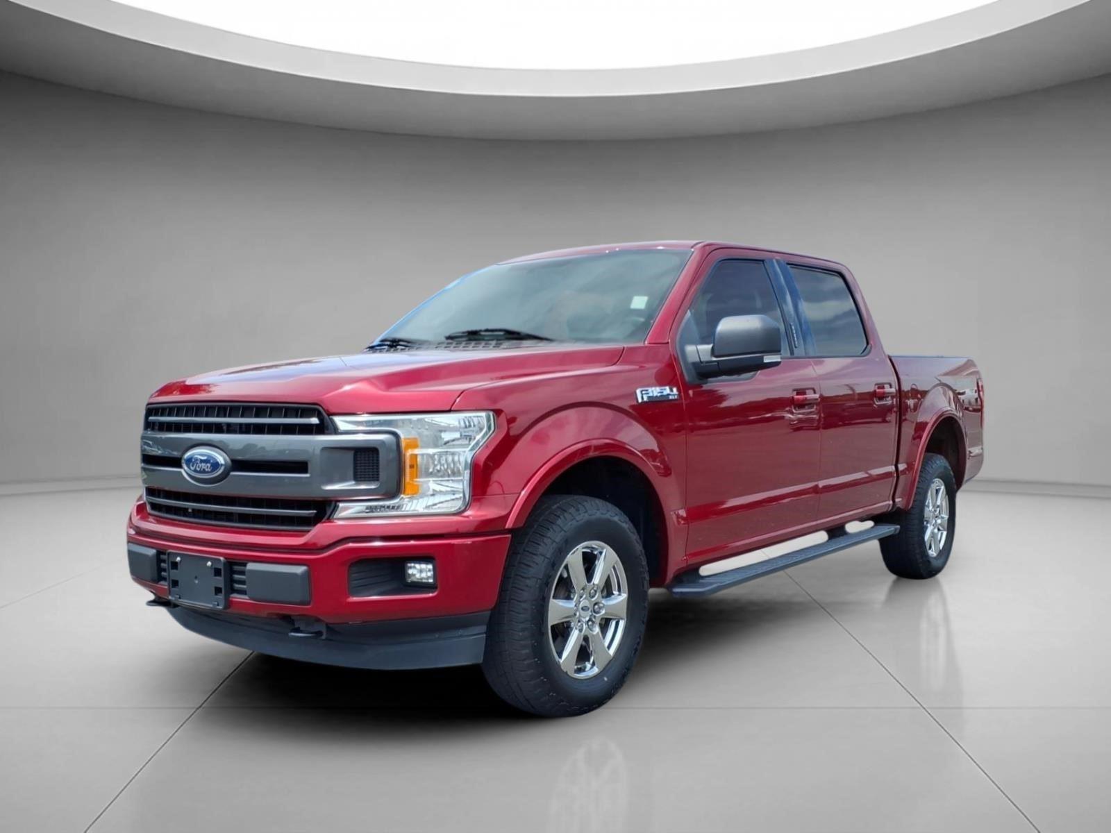 Ruby Red Metallic Tinted Clearcoat 2018 Ford F-150 Pickup Truck Four-Wheel Drive 6-Speed Automatic