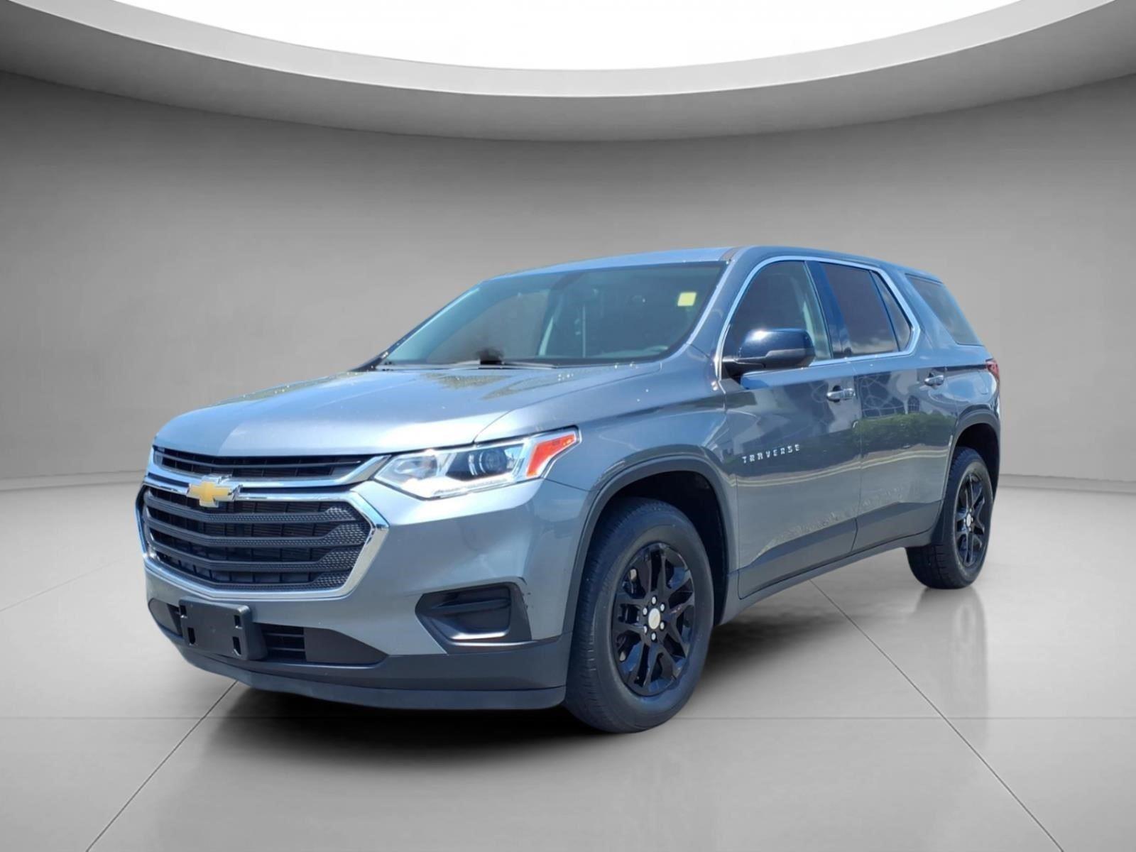 Gray (Satin Steel Metallic) 2021 Chevrolet Traverse SUV / Crossover Front-Wheel Drive 9-Speed Automatic