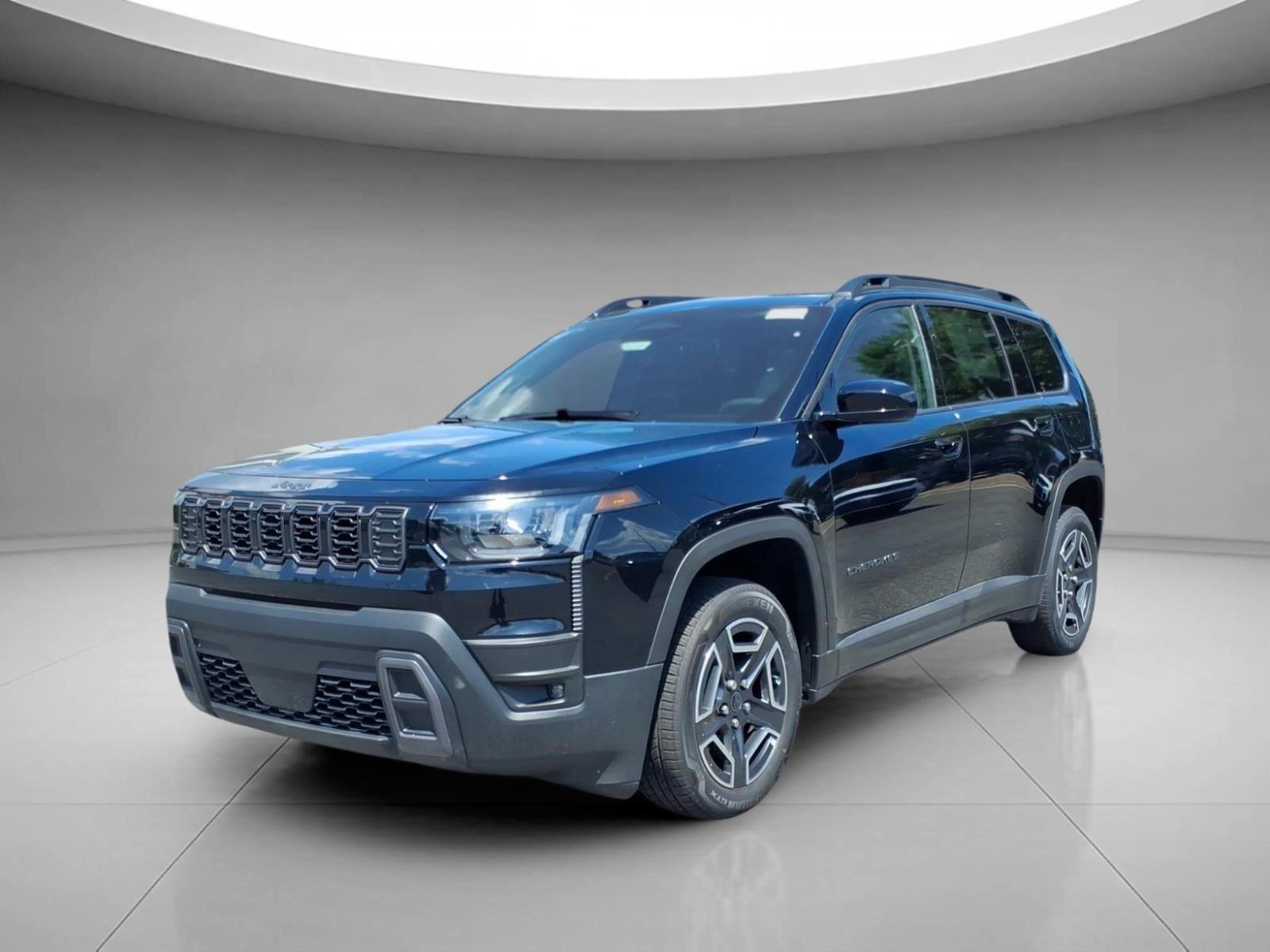 Diamond Black Crystal Pearlcoat 2026 Jeep Cherokee SUV / Crossover Four-Wheel Drive Automatic