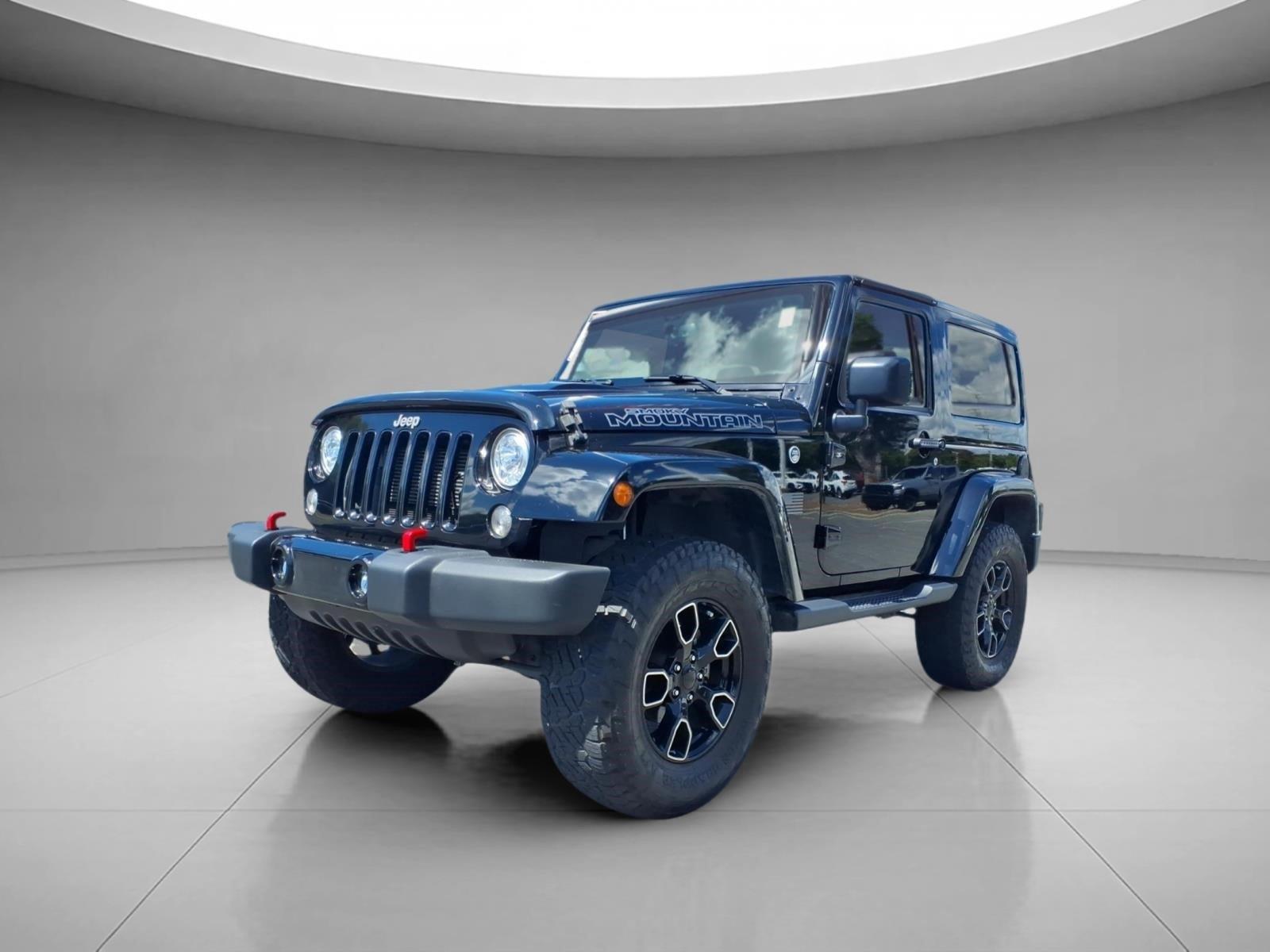 Black Clearcoat 2017 Jeep Wrangler SUV / Crossover Four-Wheel Drive 5-Speed Automatic