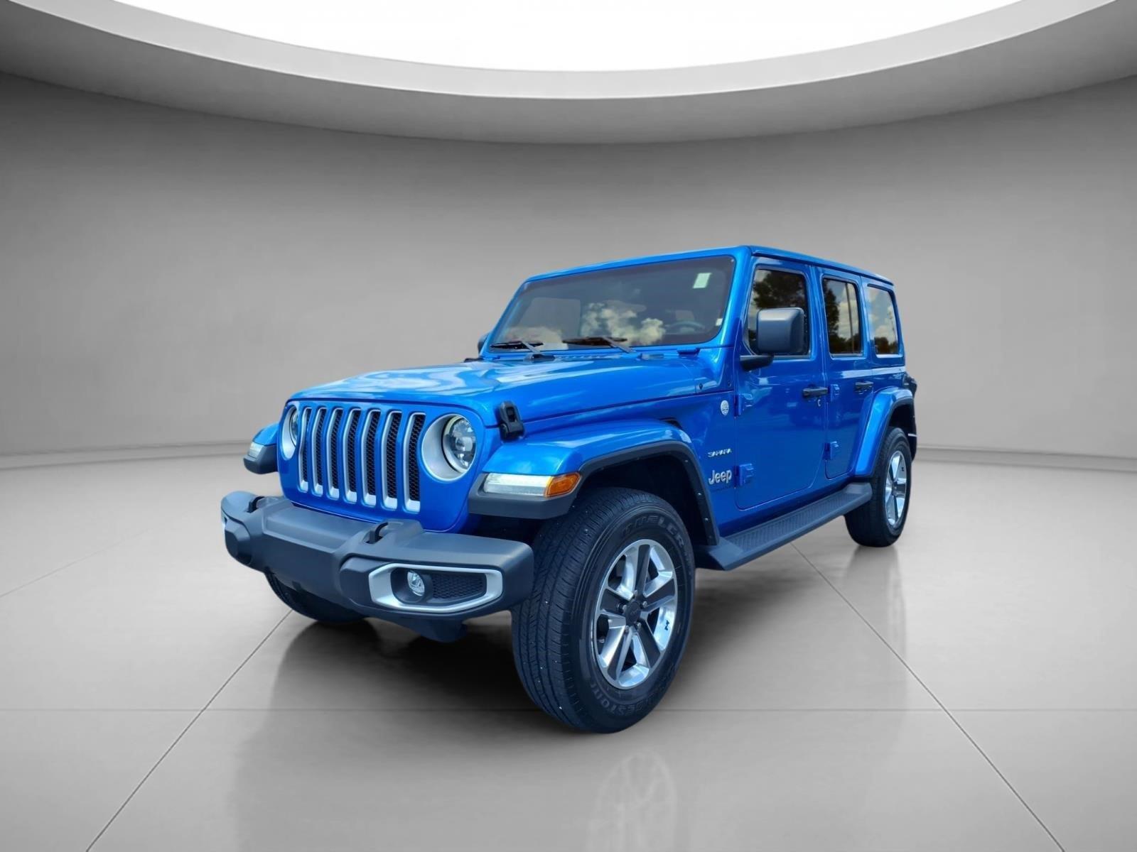 Hydro Blue Pearlcoat 2023 Jeep Wrangler SUV / Crossover Four-Wheel Drive 8-Speed Automatic