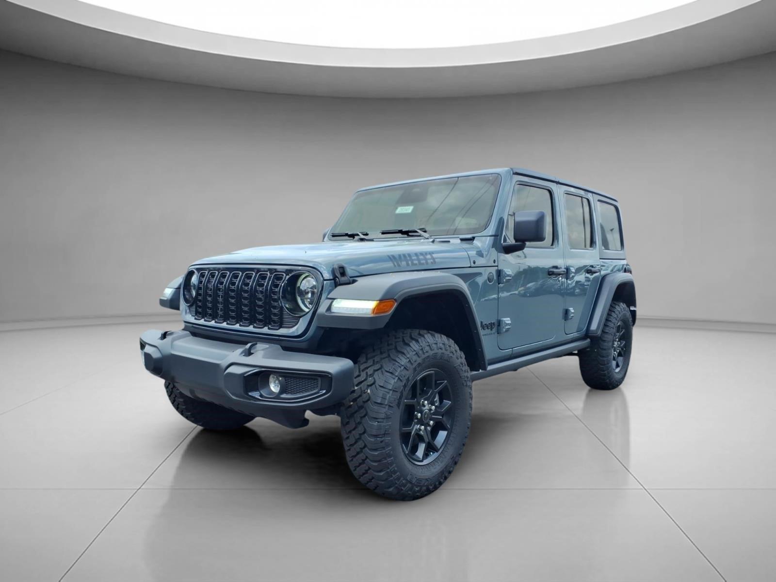 New 2026 Jeep Wrangler Willys 4-door in Columbia #28341X | Mills