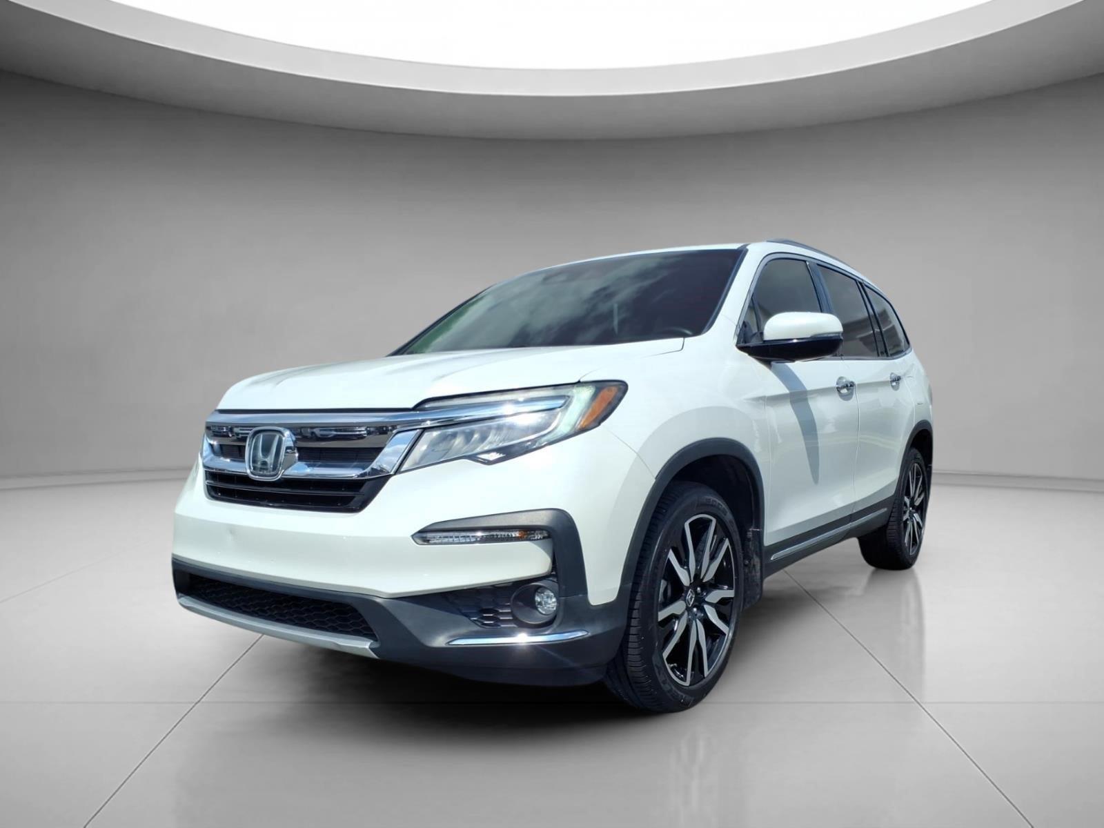 Platinum White Pearl 2021 Honda Pilot SUV / Crossover All-Wheel Drive Automatic