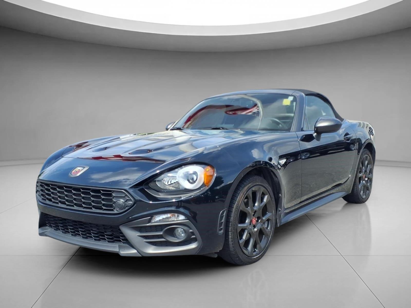 Nero Cinema Jet Black 2017 FIAT 124 Spider Convertible Rear-Wheel Drive 6-Speed Manual