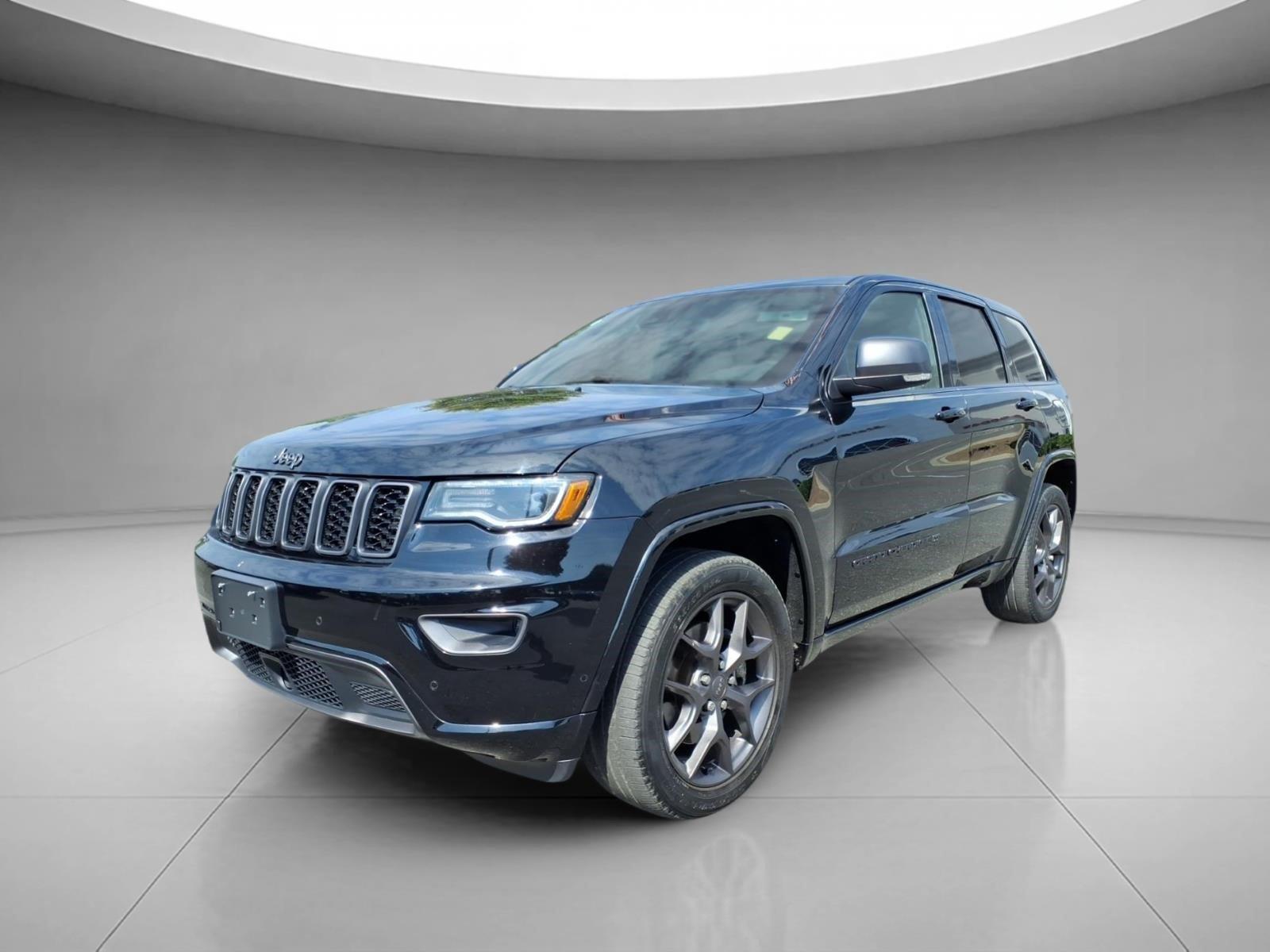 Diamond Black Crystal Pearlcoat 2021 Jeep Grand Cherokee SUV / Crossover Four-Wheel Drive 8-Speed Automatic