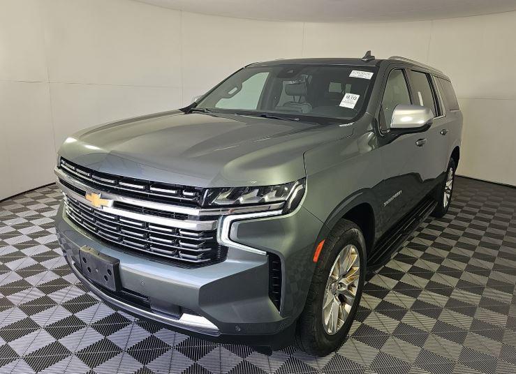 Silver Sage Metallic 2023 Chevrolet Suburban Premier 4WD SUV / Crossover Four-Wheel Drive Automatic