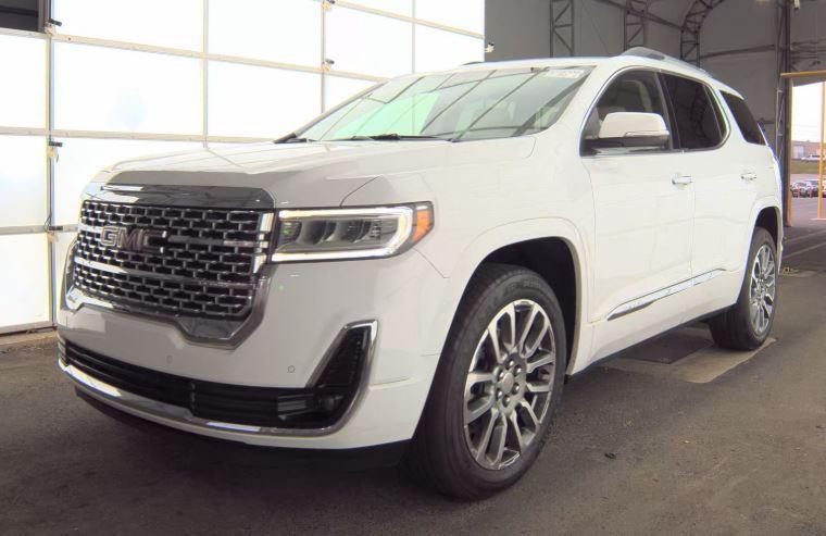 Summit White 2023 GMC Acadia Denali AWD SUV / Crossover Four-Wheel Drive 9-Speed Automatic