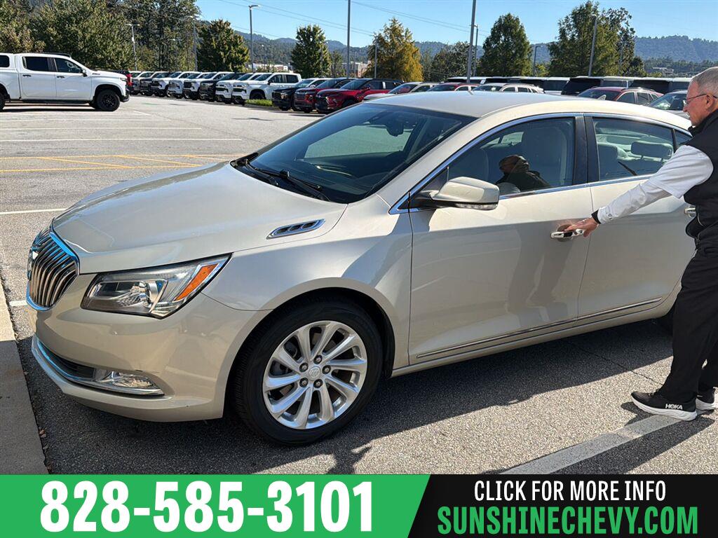 Champagne Silver Metallic 2014 Buick LaCrosse Sedan Front-Wheel Drive 6-Speed Automatic Overdrive