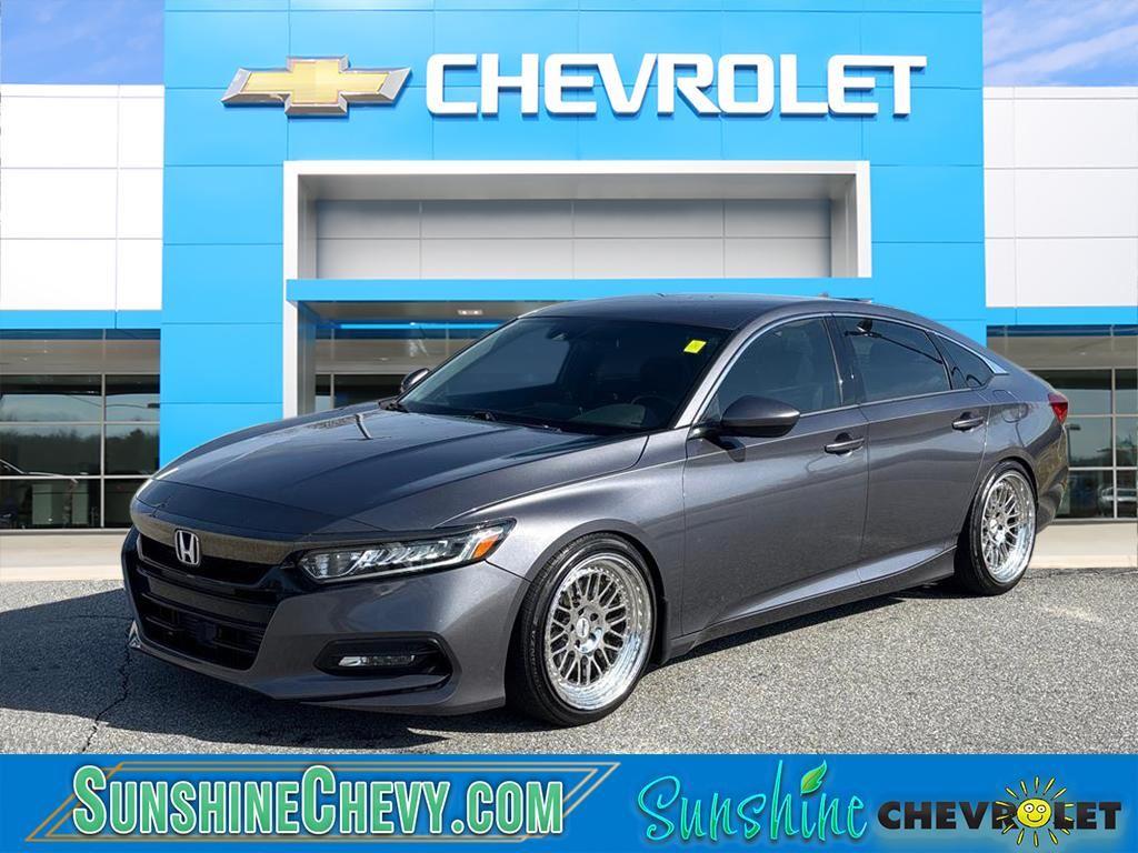 Gray (Modern Steel Metallic) 2019 Honda Accord 1.5T Sport FWD Sedan Front-Wheel Drive 7-Speed CVT