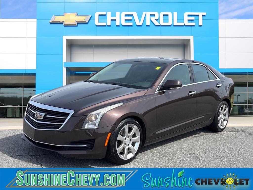 Cocoa Bronze Metallic 2015 Cadillac ATS 2.0T Luxury RWD Sedan Rear-Wheel Drive 6-Speed Automatic