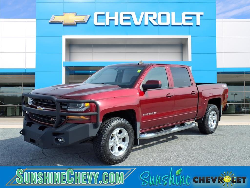 Siren Red Tintcoat 2016 Chevrolet Silverado 1500 LT Crew Cab 4WD Pickup Truck Four-Wheel Drive 6-Speed Automatic