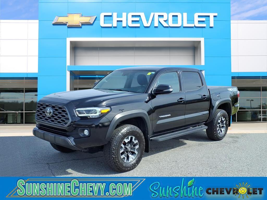 Black 2023 Toyota Tacoma TRD Off Road Double Cab 4WD Pickup Truck Four-Wheel Drive 6-Speed Automatic