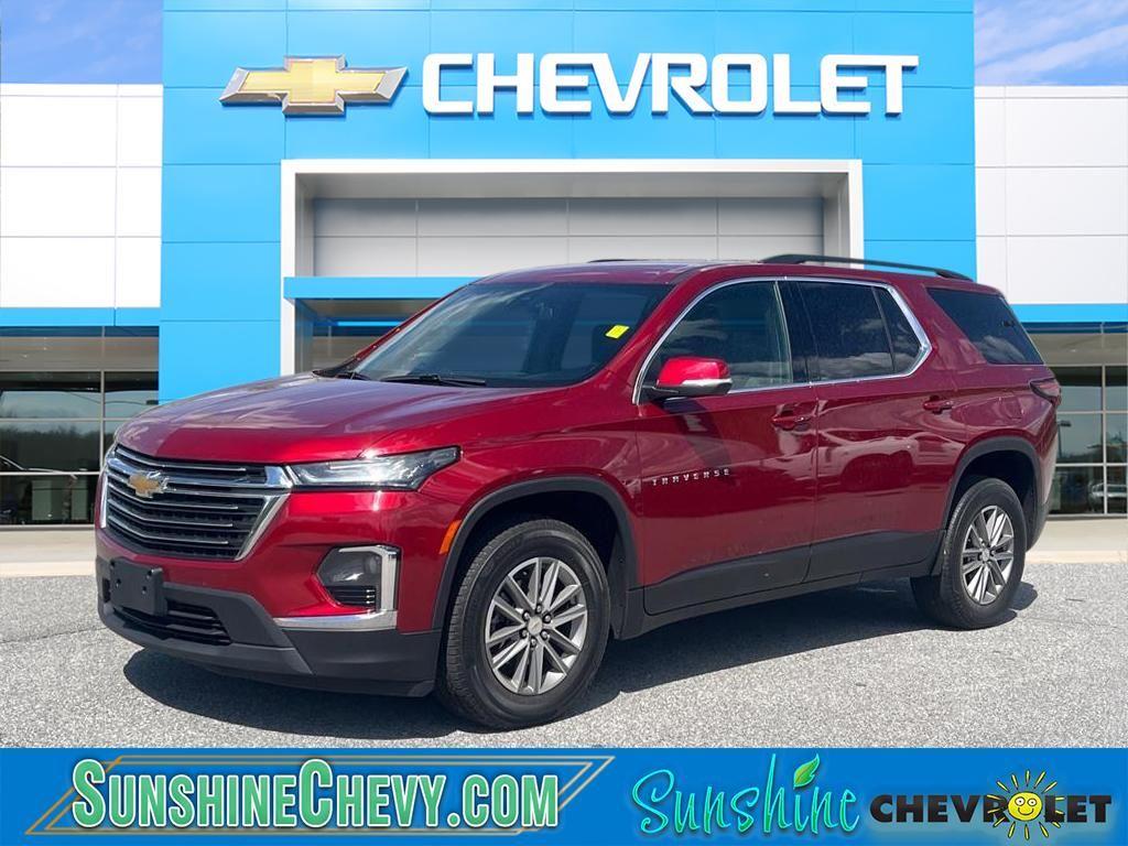 Radiant Red Tintcoat 2023 Chevrolet Traverse LT Cloth AWD SUV / Crossover Four-Wheel Drive 9-Speed Automatic