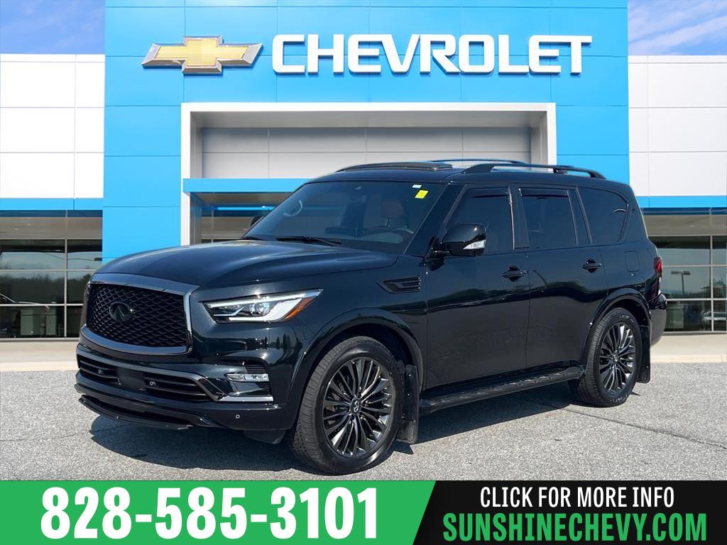 Mineral Black 2024 INFINITI QX80 Sensory 4WD SUV / Crossover All-Wheel Drive Automatic