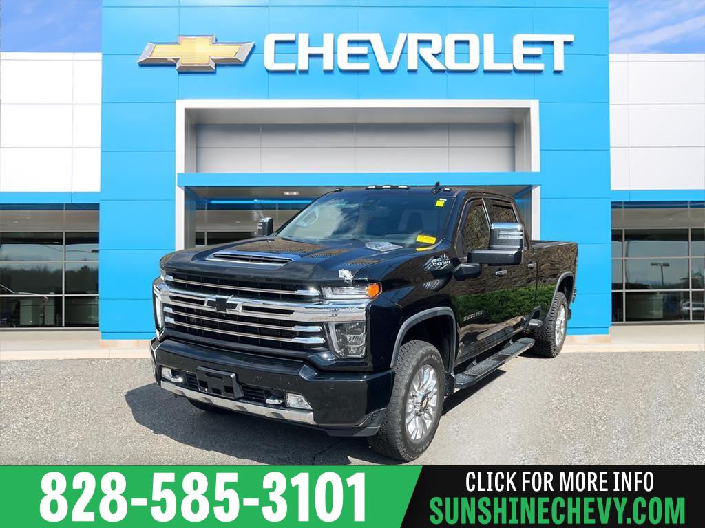 Black 2021 Chevrolet Silverado 3500HD High Country Crew Cab 4WD Pickup Truck Four-Wheel Drive Automatic