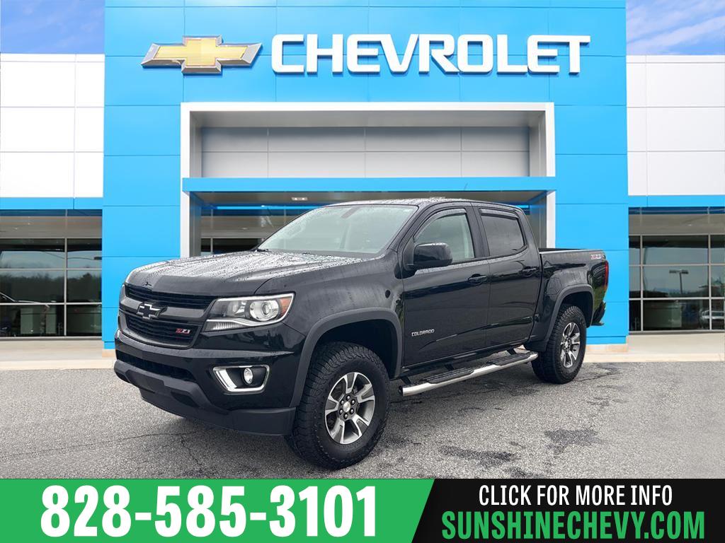 Black 2017 Chevrolet Colorado Pickup Truck Four-Wheel Drive 8-Speed Automatic