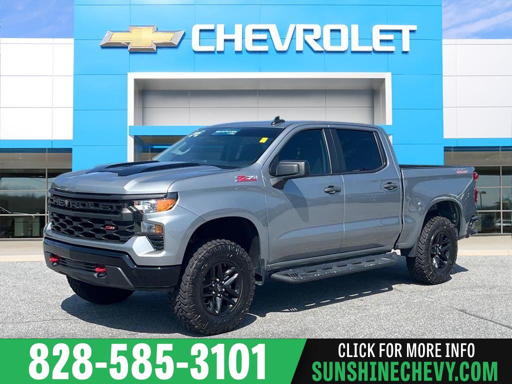 Sterling Gray Metallic 2024 Chevrolet Silverado 1500 Pickup Truck Four-Wheel Drive Automatic