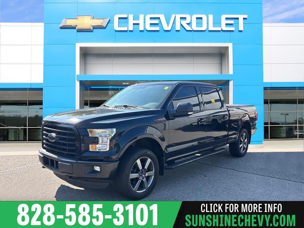 Shadow Black 2016 Ford F-150 Pickup Truck Four-Wheel Drive 6-Speed Automatic