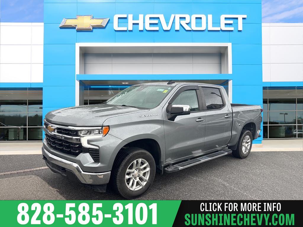 Sterling Gray Metallic 2023 Chevrolet Silverado 1500 Pickup Truck Four-Wheel Drive Automatic