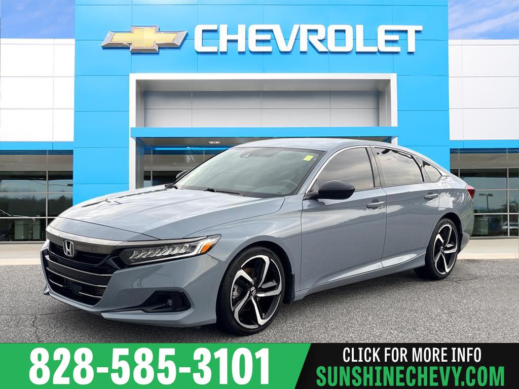 Sonic Gray Pearl 2022 Honda Accord Sedan Front-Wheel Drive Continuously Variable Transmission