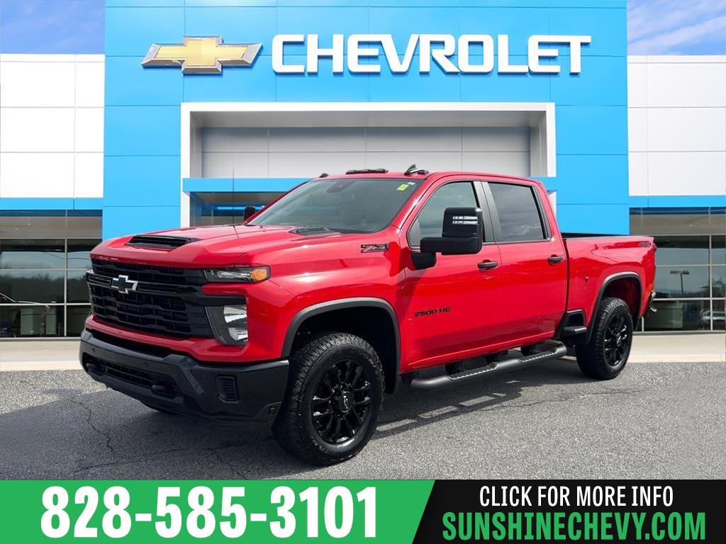 Red Hot 2025 Chevrolet Silverado 2500HD Pickup Truck Four-Wheel Drive Automatic