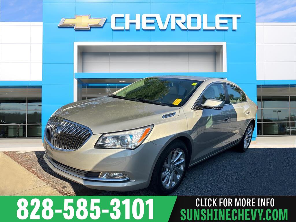 Champagne Silver Metallic 2014 Buick LaCrosse Sedan Front-Wheel Drive 6-Speed Automatic Overdrive