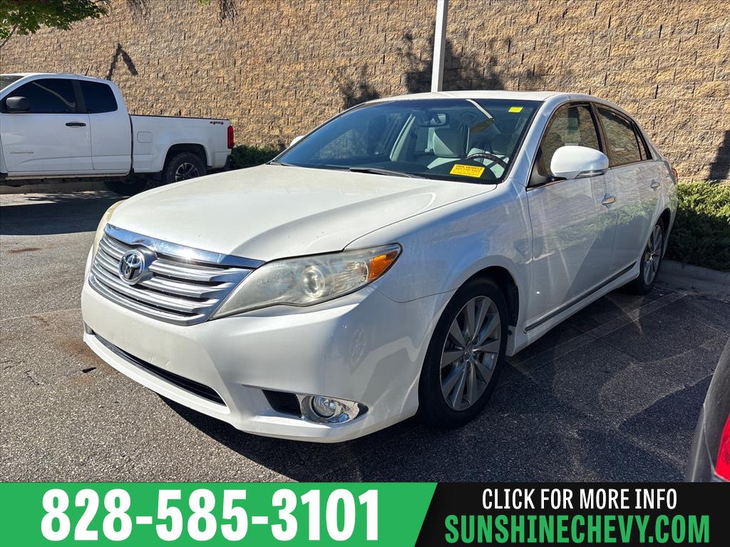 White (Blizzard Pearl) 2011 Toyota Avalon Sedan Front-Wheel Drive Automatic