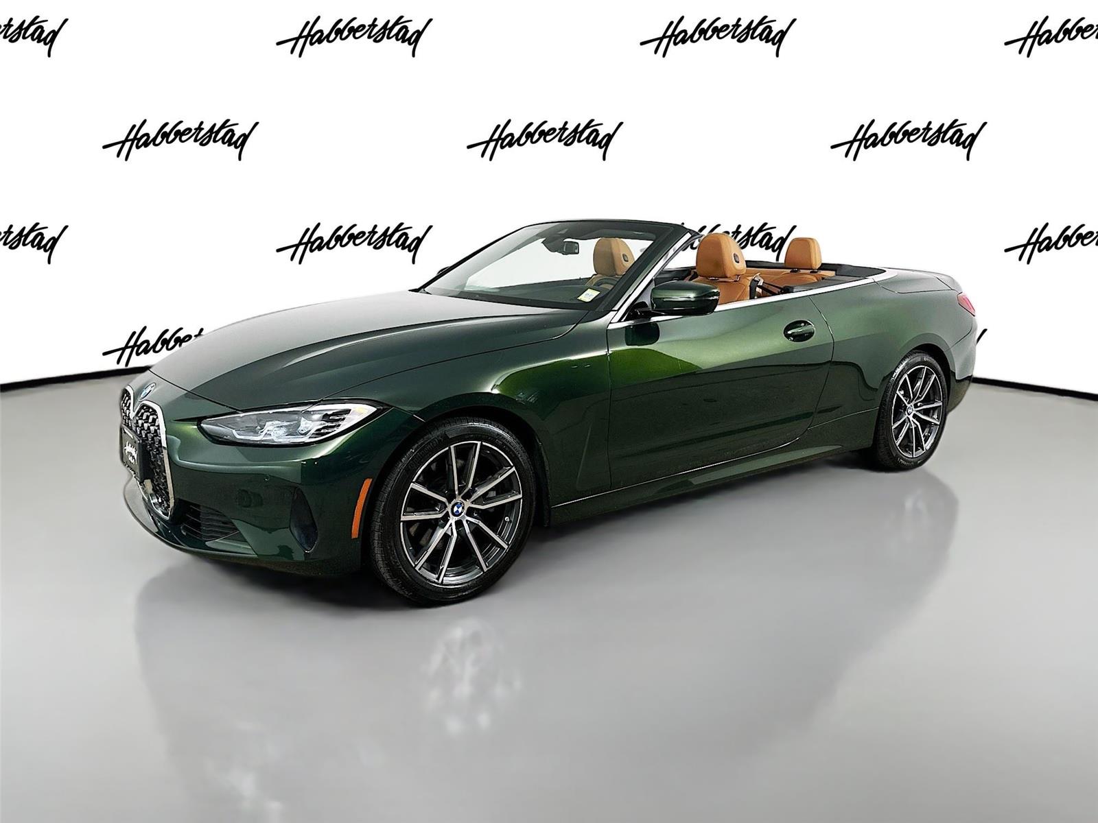 San Remo Green Metallic 2022 BMW 4 Series 430i Convertible xDrive Convertible All-Wheel Drive Automatic
